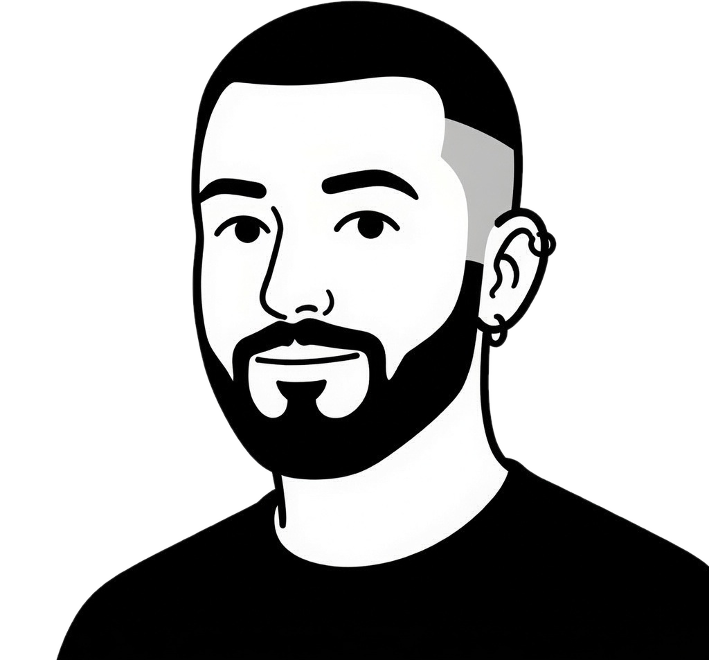 Illustrated portrait of Alekos